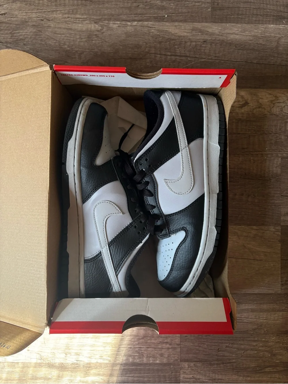 Nike Black and grey Kids Low-Top Sneakers